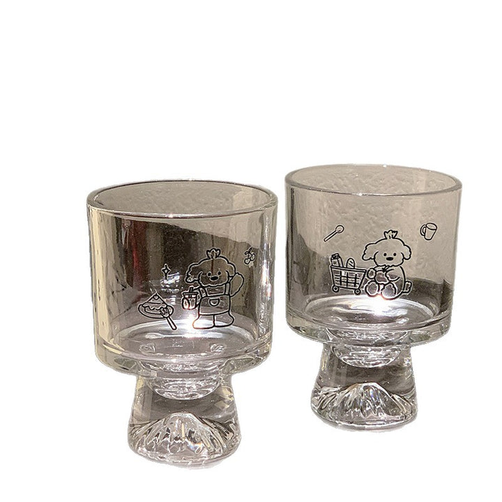 Drinking glass with lovingly designed animal motifs Stornfield