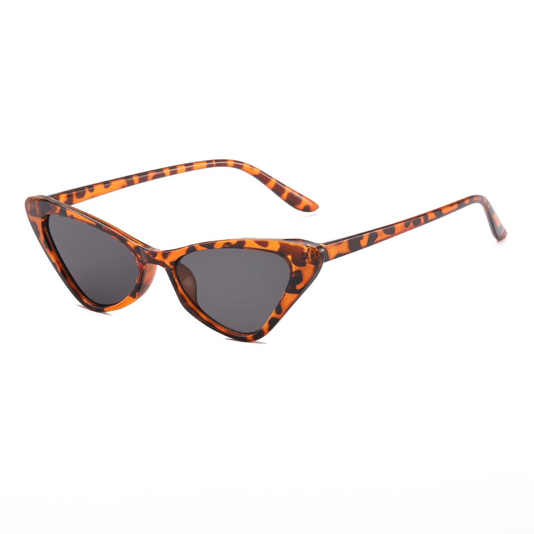 Women's Cat-Eye Sunglasses with Animal Print and UV Protection Stornfield