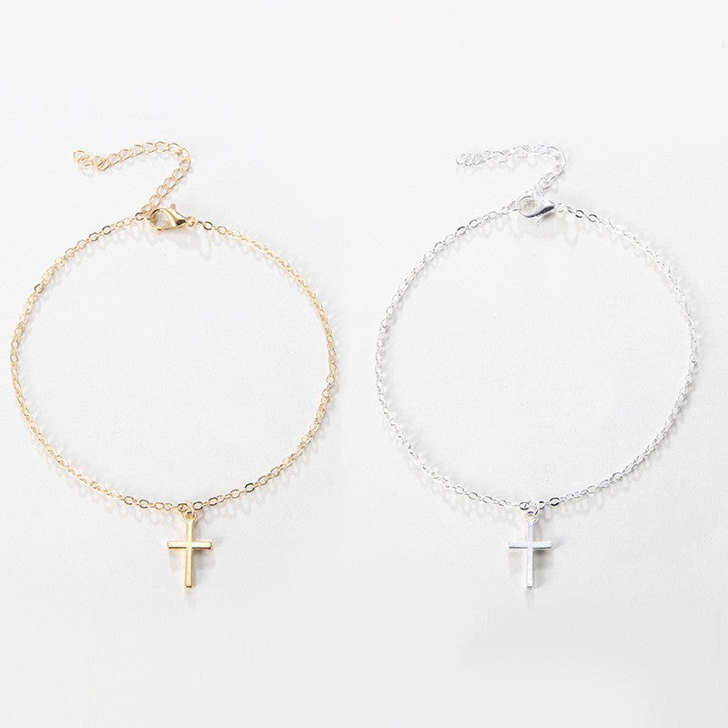 Delicate Cross Charm Bracelet Stornfield