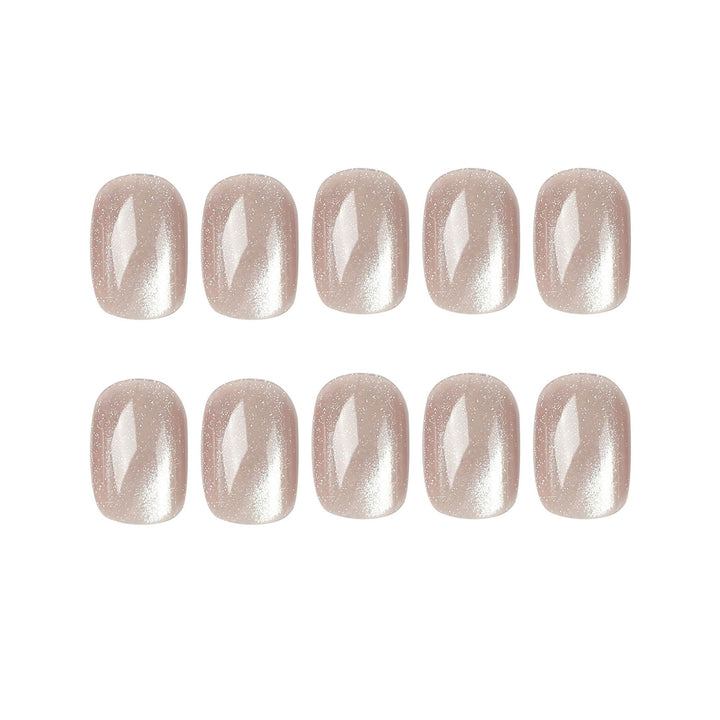 Artful Nail Extensions with Glitter Effect Stornfield