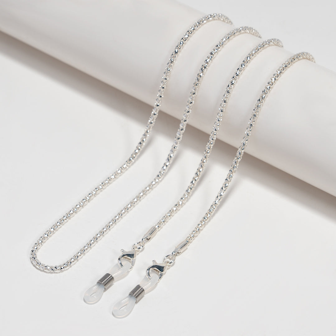 Elegant Silver-Plated Eyewear Chain Stornfield