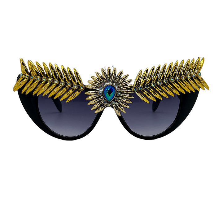 Women's extravagant statement sunglasses with unique jeweled frame Stornfield