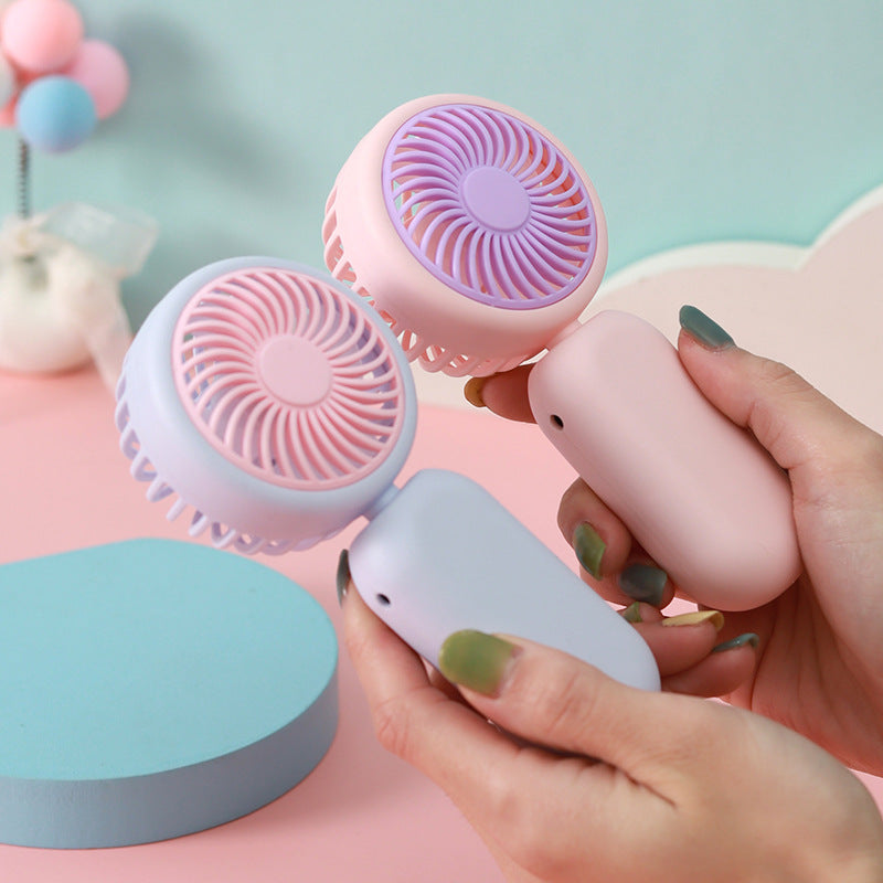 Women's Portable Handheld Fan with USB Charging Function and Adjustable Tilt Angle Stornfield