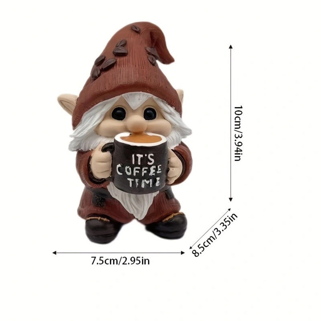 Decorative Coffee Drinking Christmas Figure Stornfield