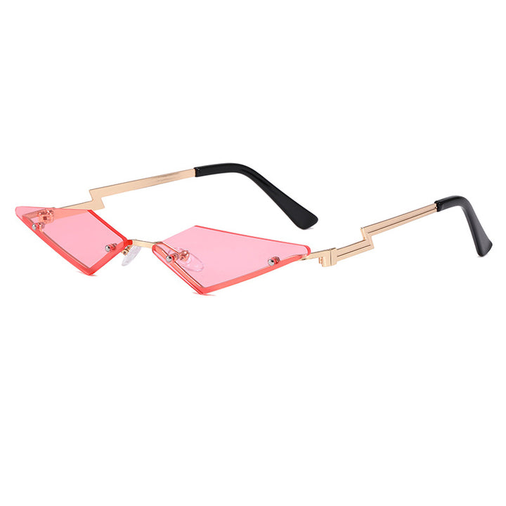 Women's geometric designer sunglasses with innovative frame Stornfield