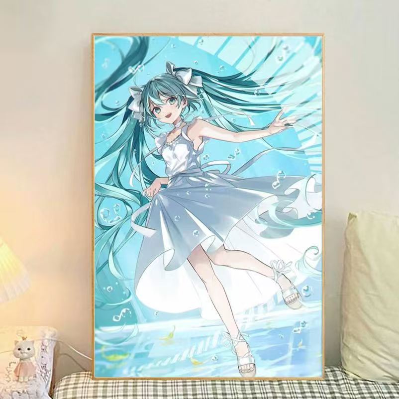 Anime-Themed Illustrated Canvas Art Print Stornfield