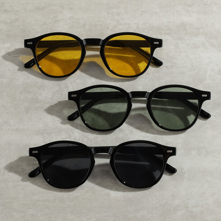 Vintage-Inspired Round Frame Sunglasses Stornfield