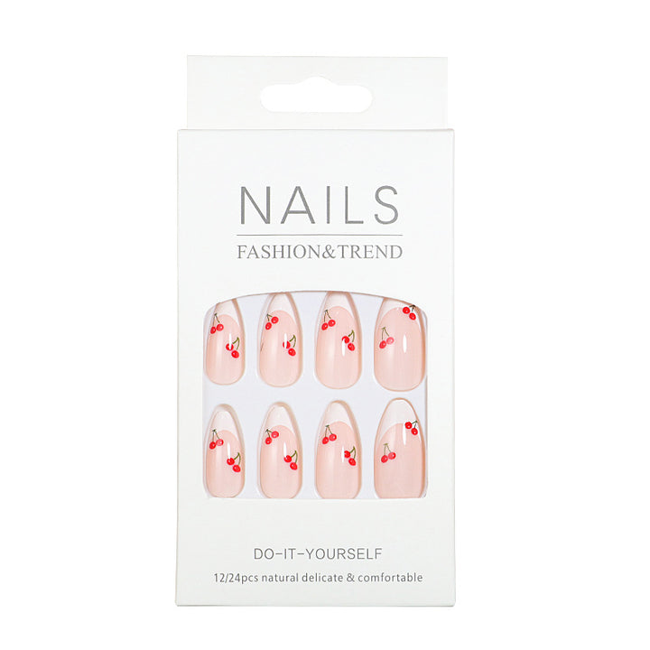 Artistic Cherry Blossom Press-On Nails Stornfield