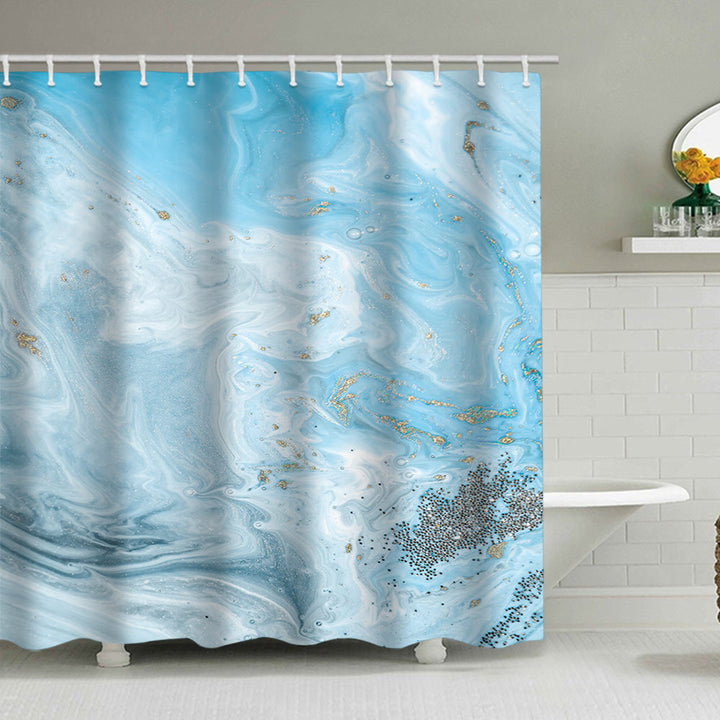 Artistic Marble Design Shower Curtain Stornfield