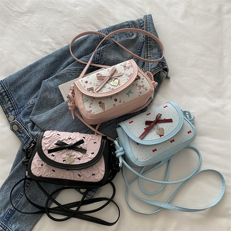 Adorable Bow-Embellished Crossbody Bag Stornfield