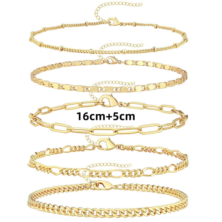 Adjustable Multi-Style Anklet Set Stornfield