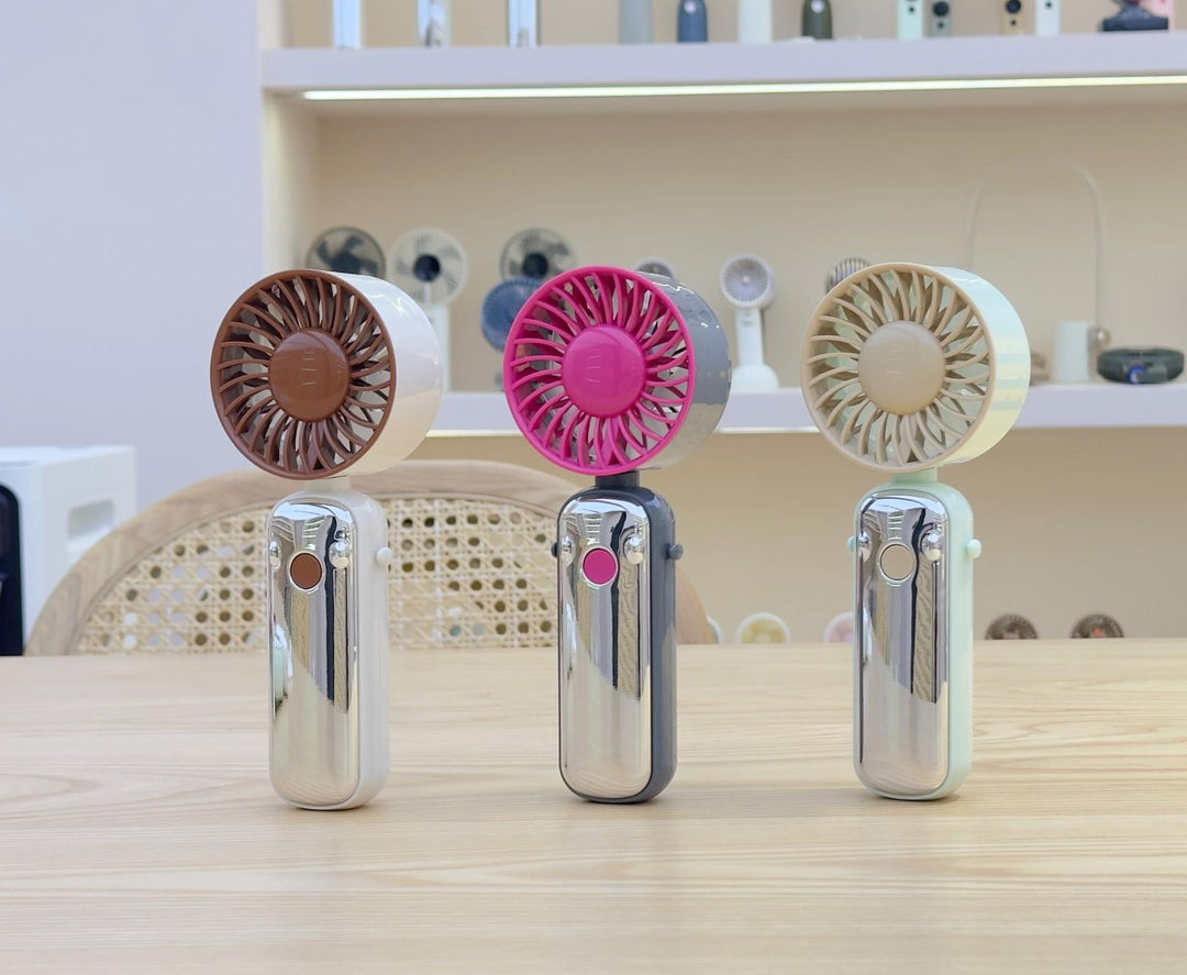 Unisex Portable Handheld Fan with Powerful Battery and Compact Design Stornfield