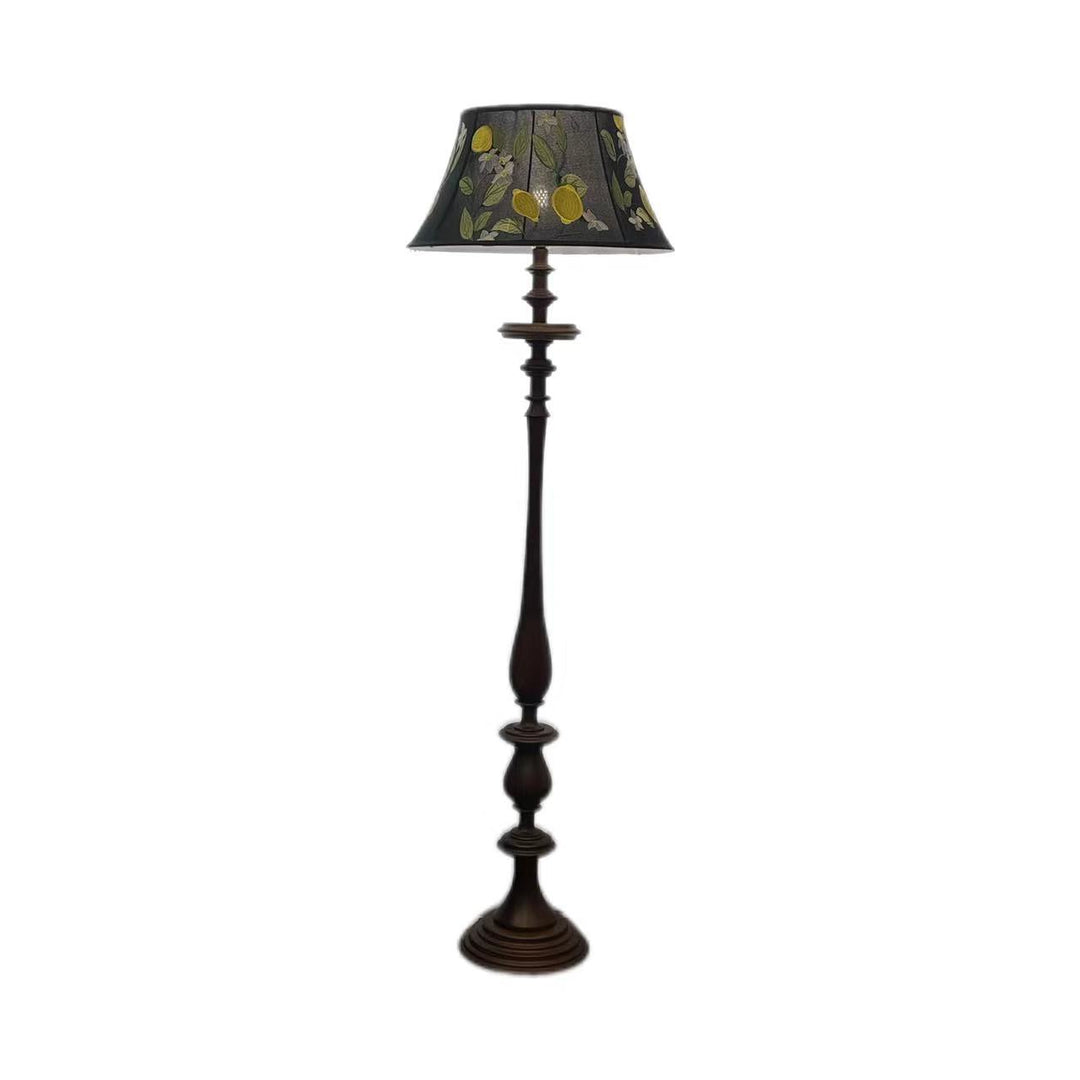 Elegant Floral Design Floor Lamp