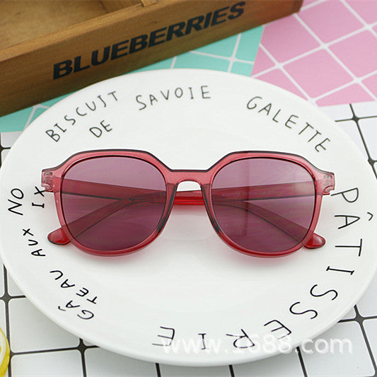 Women's geometric sunglasses with transparent frame structure Stornfield