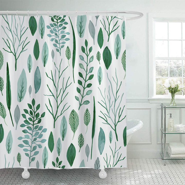 Botanical Illustration Shower Curtain Stornfield