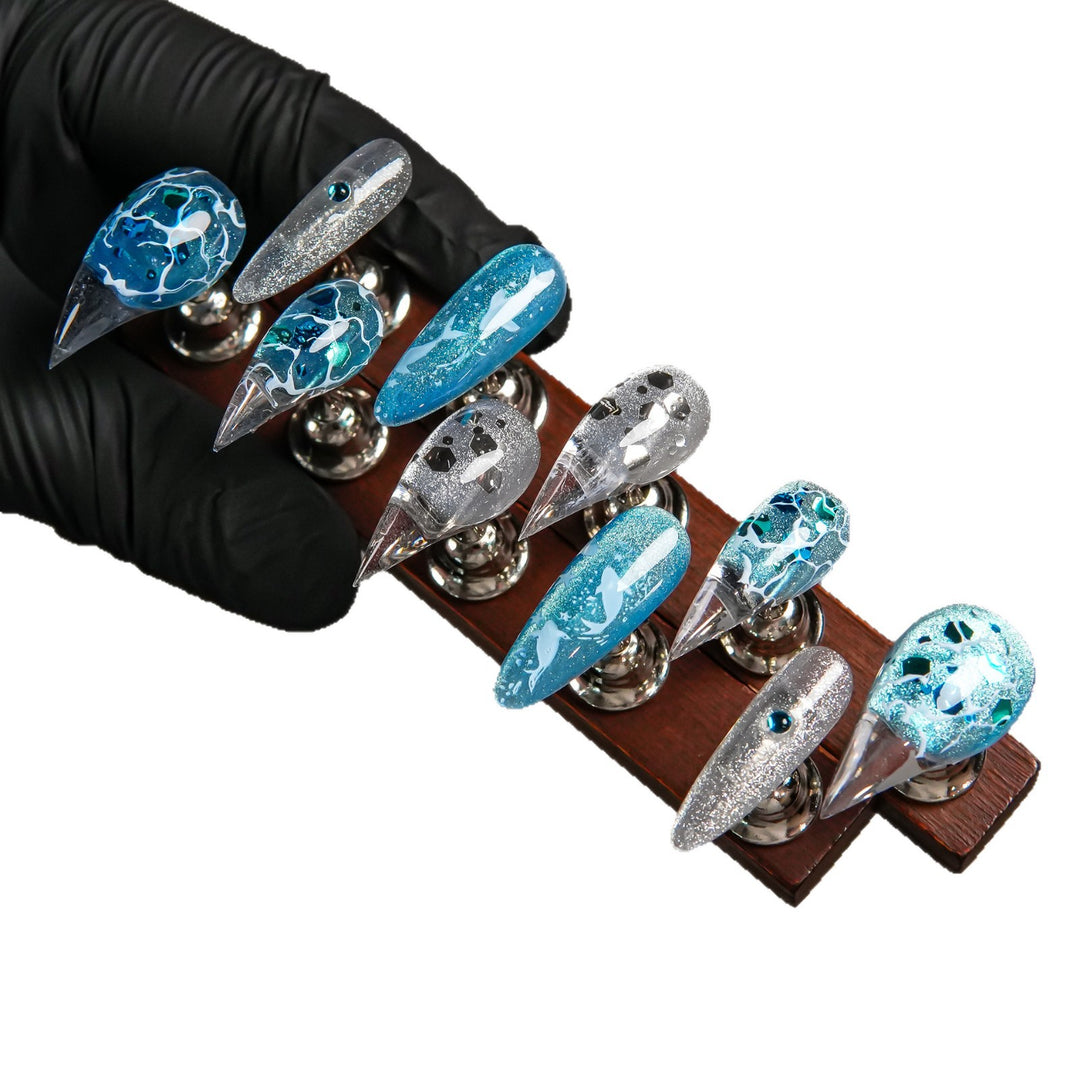 Luxurious Artistic Stiletto Press-On Nail Set