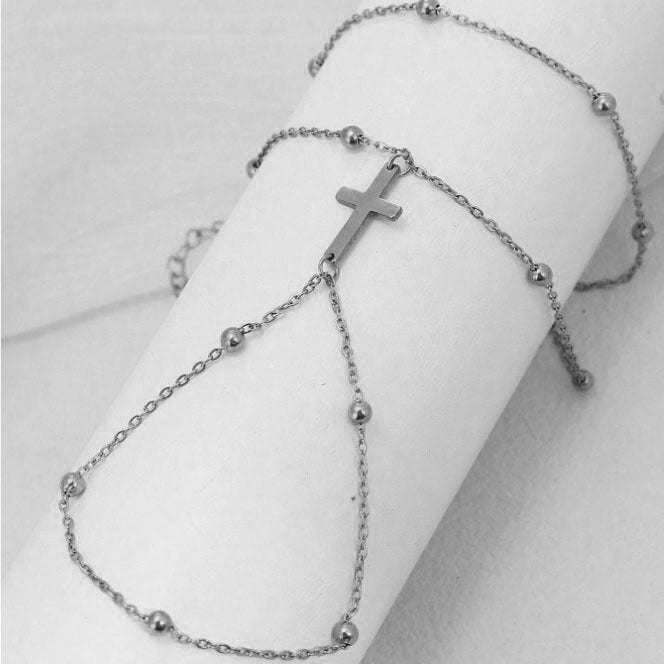 Elegant Cross Bracelet by Stornfield