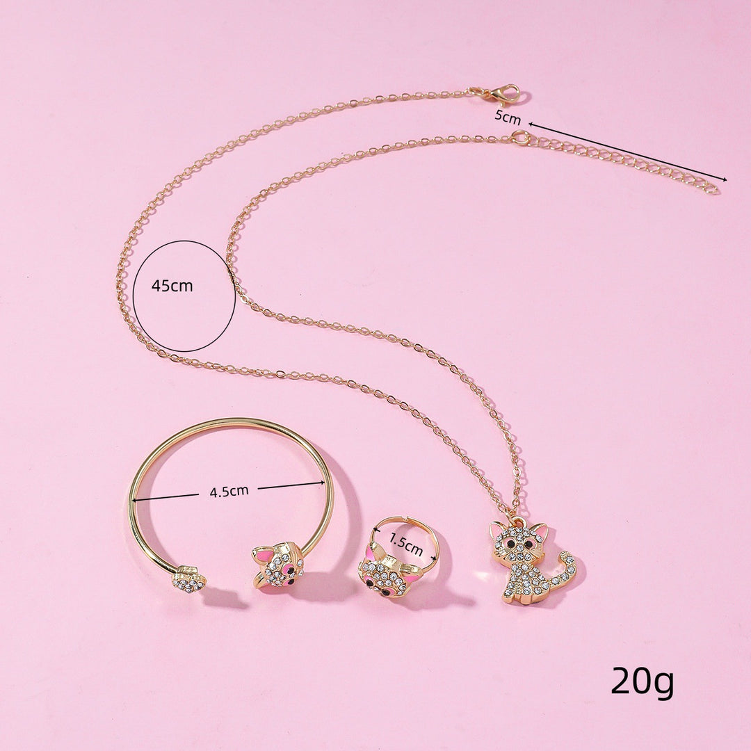 Playful Cat Jewelry Set Stornfield