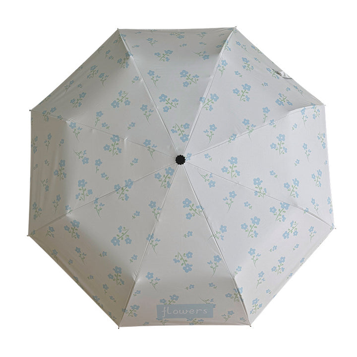 Women's Folding Umbrella with Stylish Floral Design Stornfield