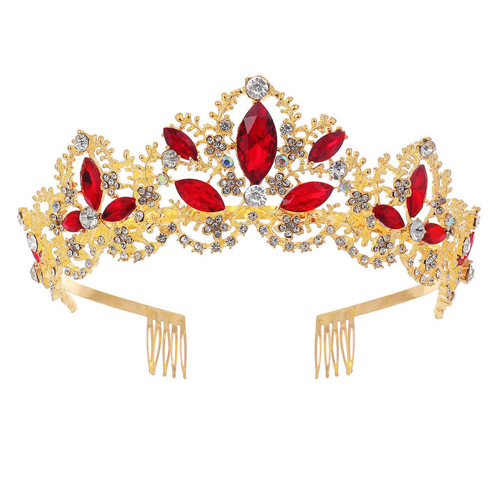 Ladies Glamorous Tiara with Sparkling Crystal Decorations Stornfield