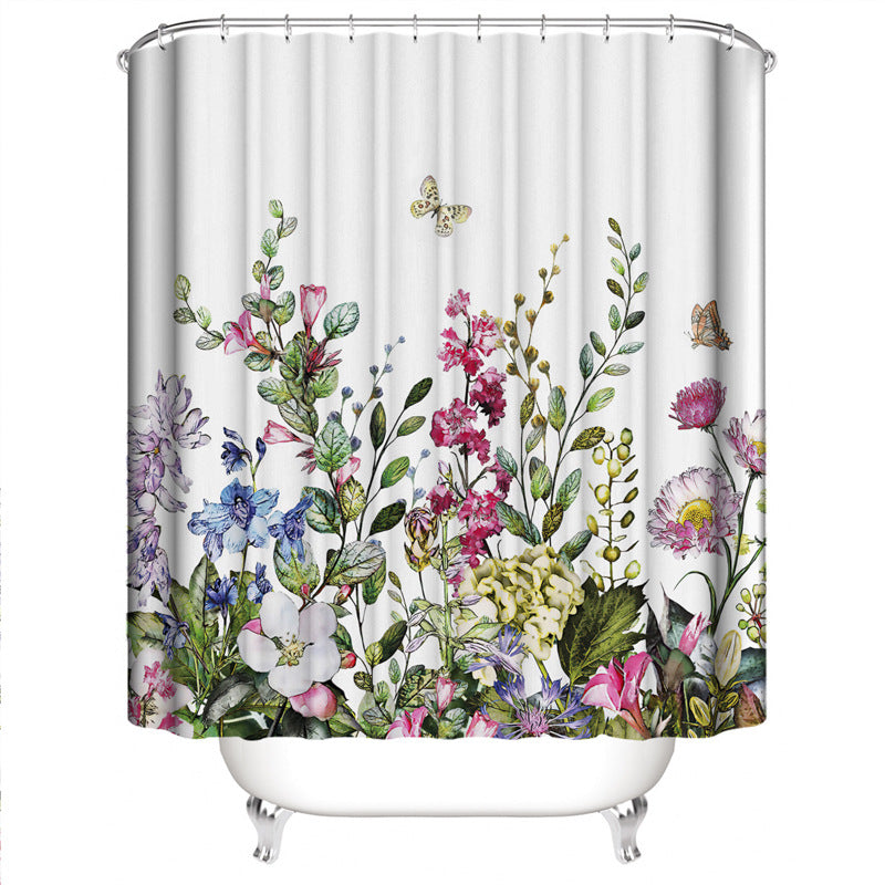 Leafy Botanical Themed Bathroom Ensemble Stornfield
