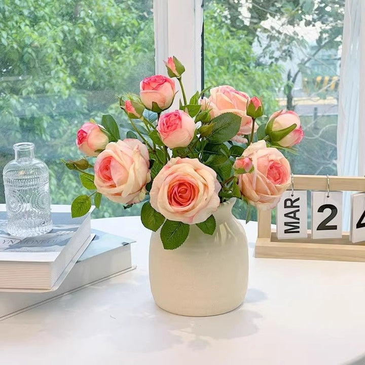 Realistic Artificial Rose Bouquet