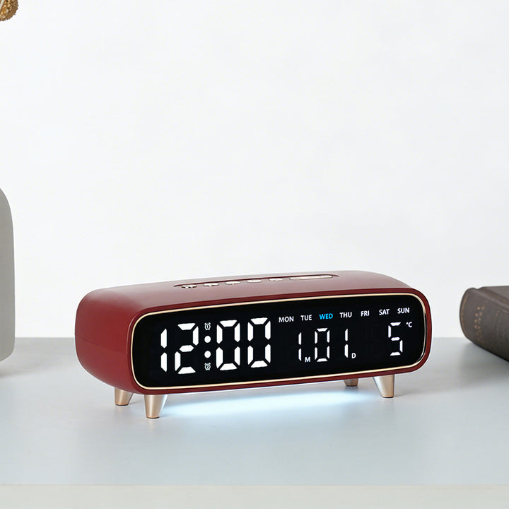 Digital alarm clock with multifunctional temperature and date display Stornfield