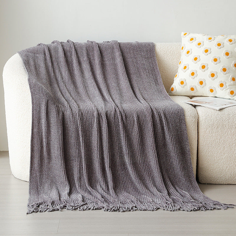 Cozy Knitted Blanket