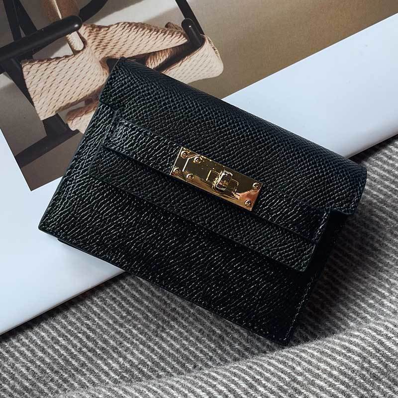 Premium Leather Cardholder with Elegant Closure Stornfield