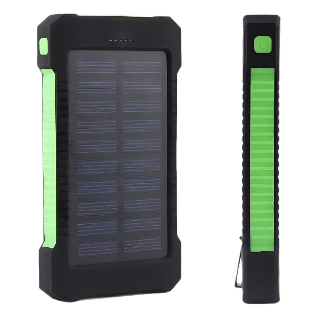 Solar power bank with high charging efficiency and robust housing Stornfield