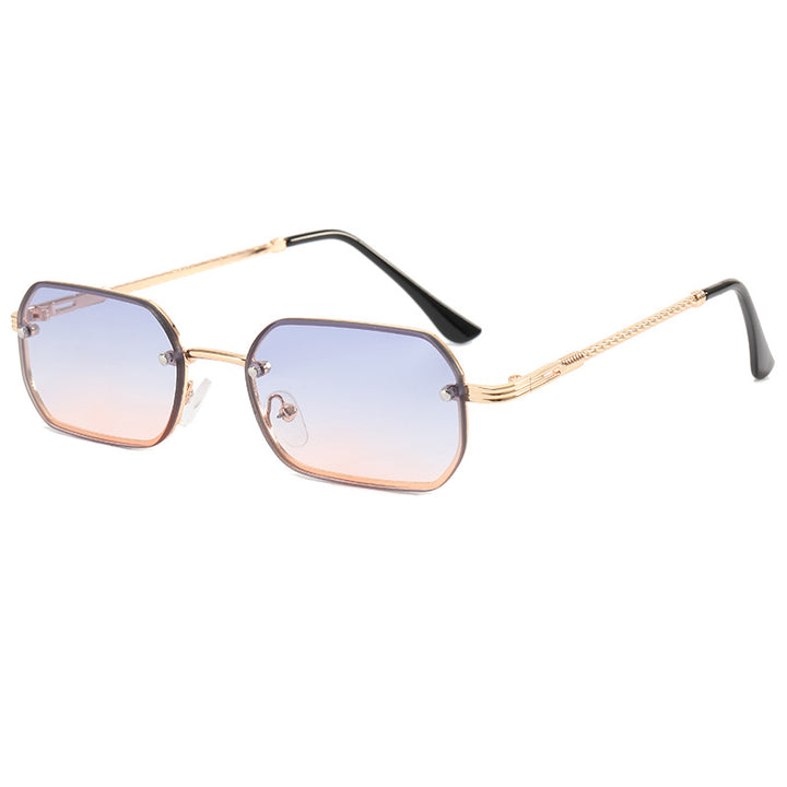 Women's stylish octagonal sunglasses with luxurious metal frame Stornfield