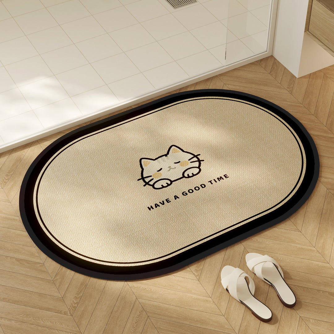 Playful Dog-Themed Area Mat
