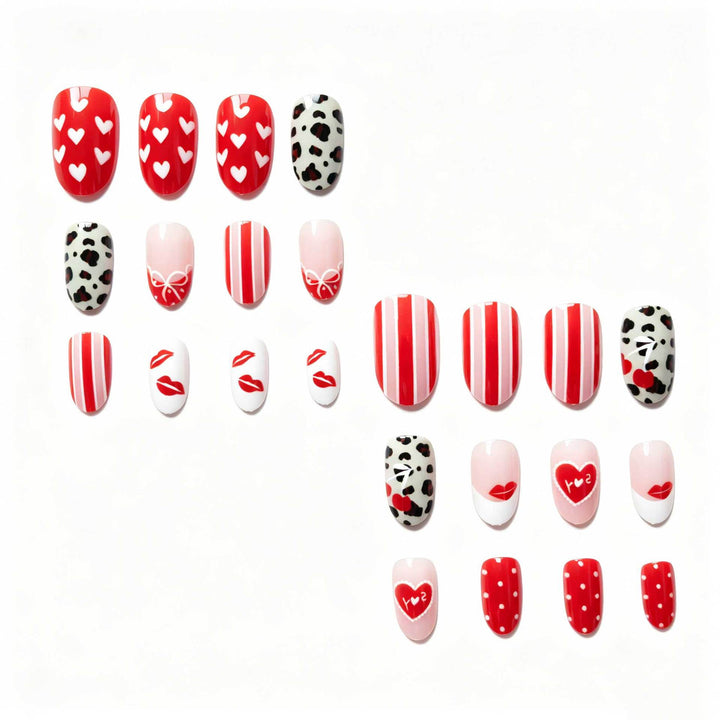 Heart-Themed Nail Art Set
