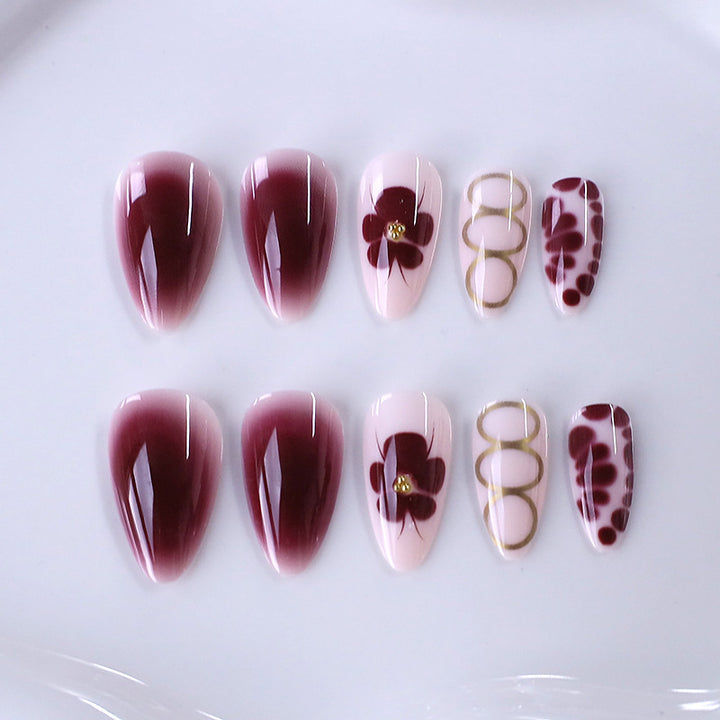 Elegant Ombre Acrylic Nail Enhancements Stornfield