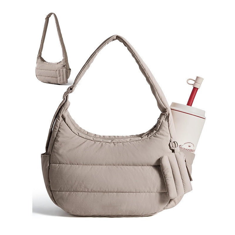 Comfortable shoulder bag with practical additional function Stornfield