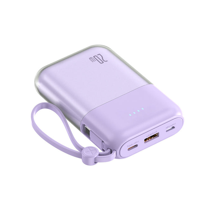 Portable power bank with powerful fast charging cable and integrated LED display Stornfield