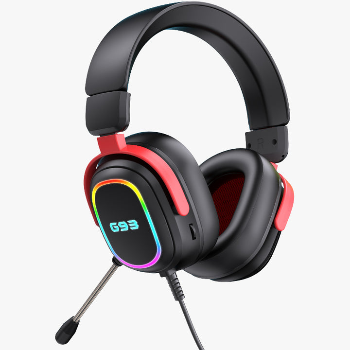 Gaming headset with RGB backlighting and comfortable padding Stornfield