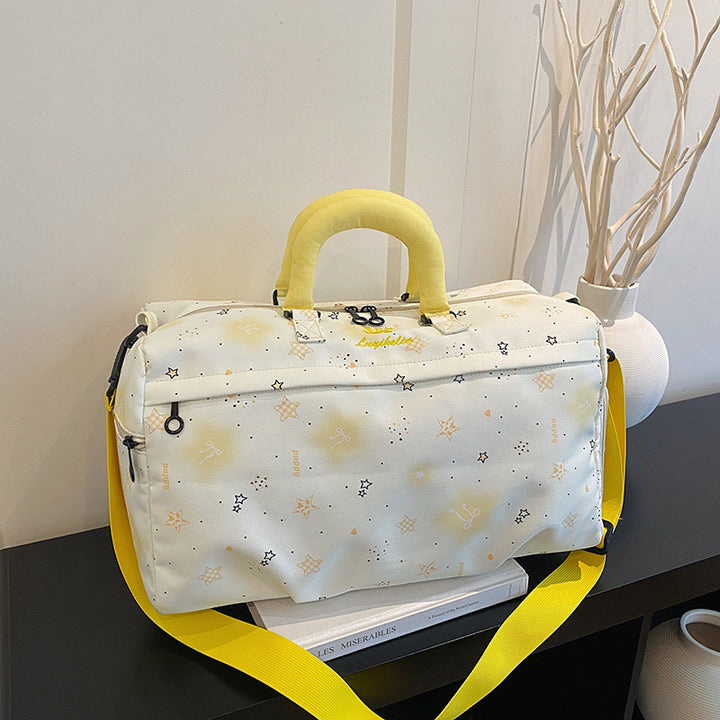 Star-Patterned Travel Duffle Bag Stornfield