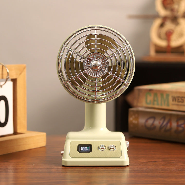 Unisex Portable Table Fan with Digital Display and Flexible Tilt Function Stornfield