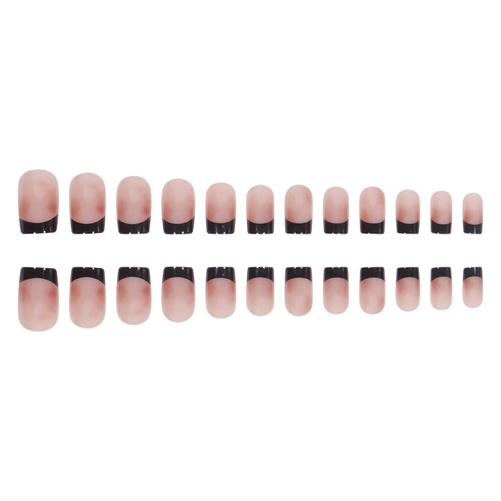 Elegant Ombre French Tip Press-On Nails Stornfield