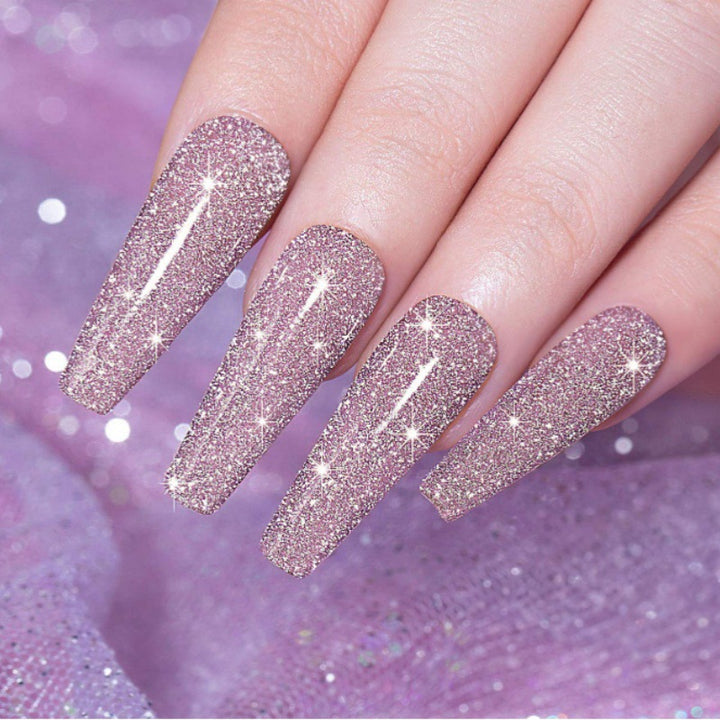 Glamorous Glittering Press-On Nail Tips Stornfield