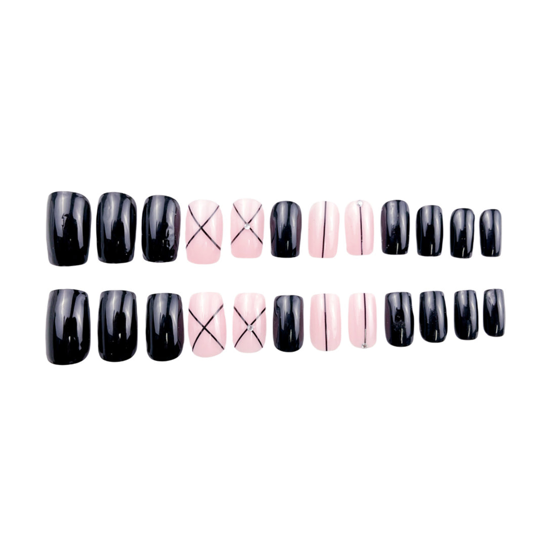 Stylish Geometric Pattern Nail Art Stornfield