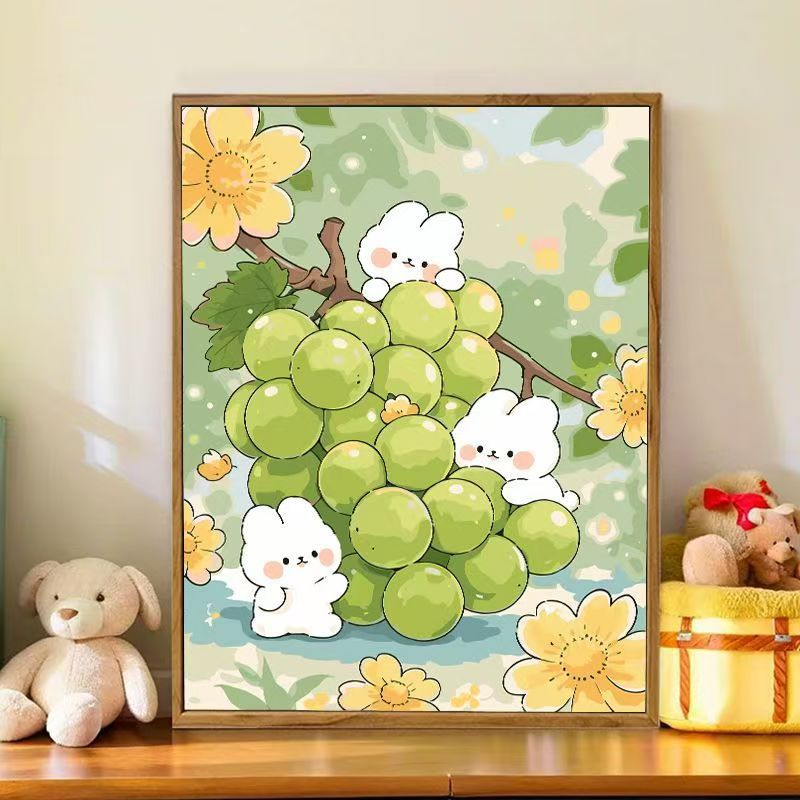 Playful Bunny-Themed Wall Art Stornfield