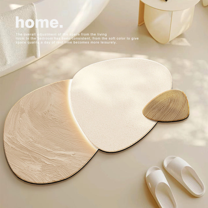 Leaf-Shaped Bathroom Mat