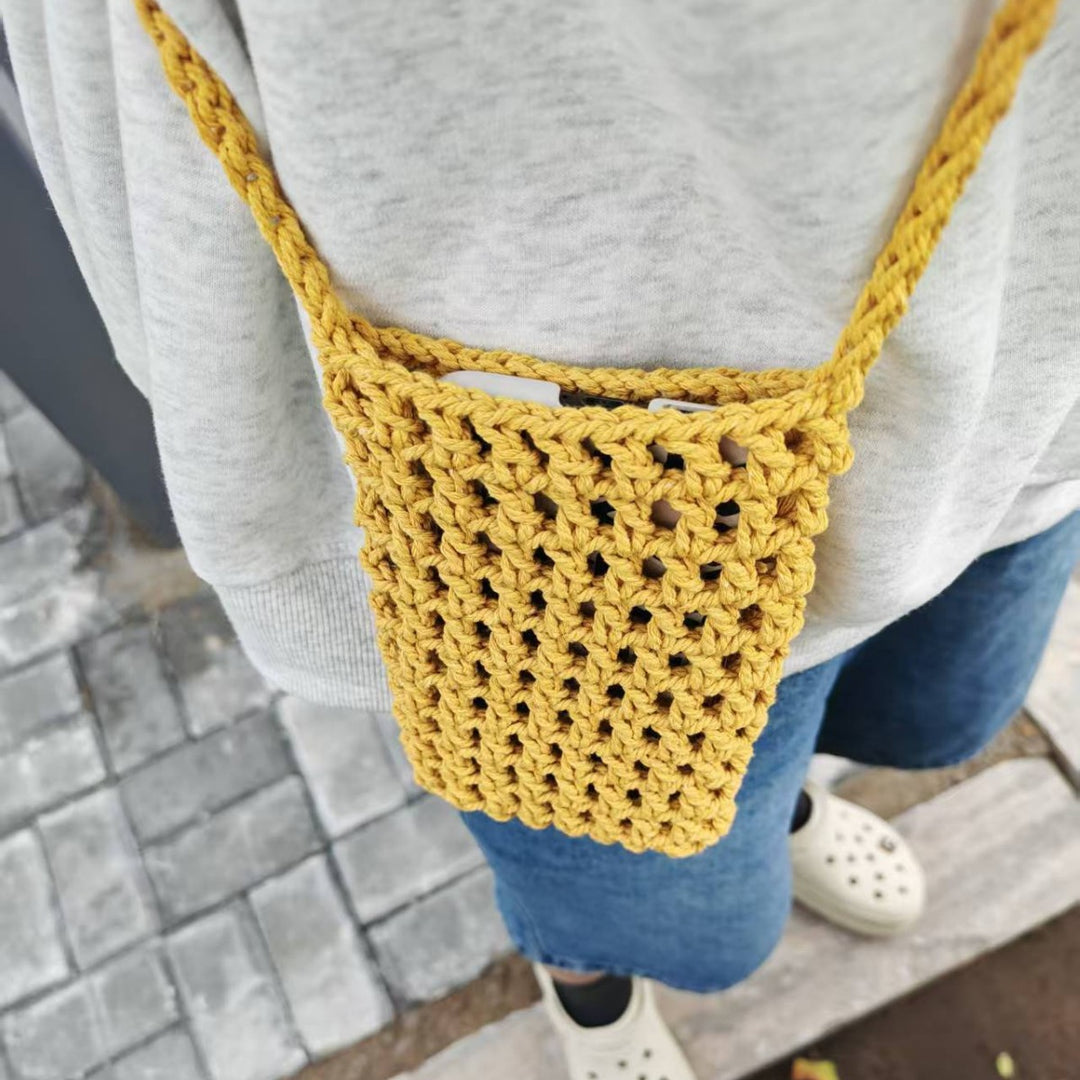 Hand-knotted shoulder bag Stornfield