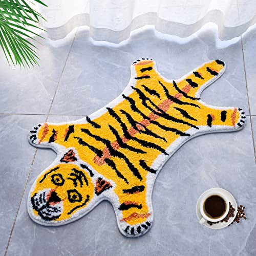 Leopard Print Plush Bath Mat