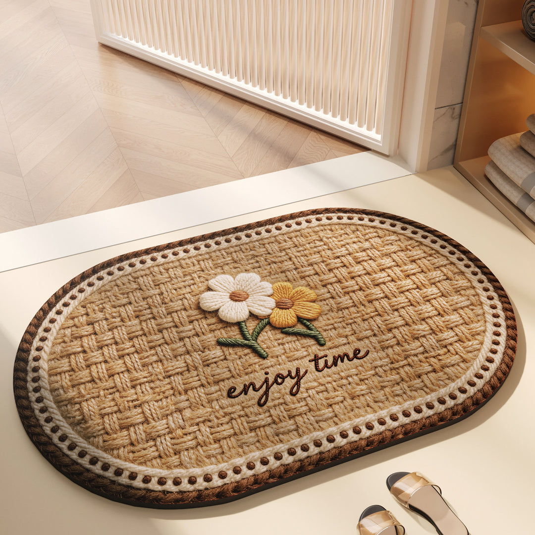 Floral Decorative Area Rug for Home