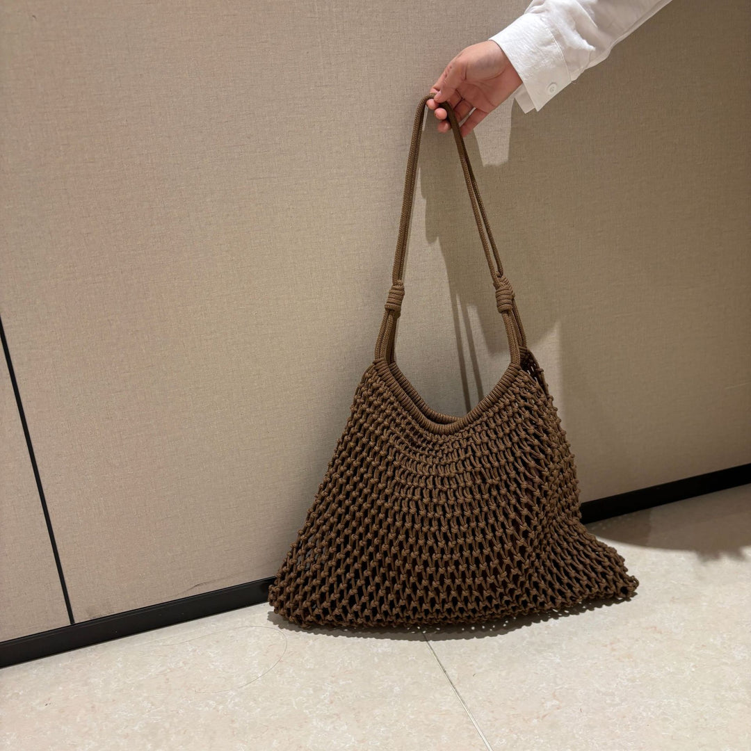 Hand-knotted shopping net bag Stornfield