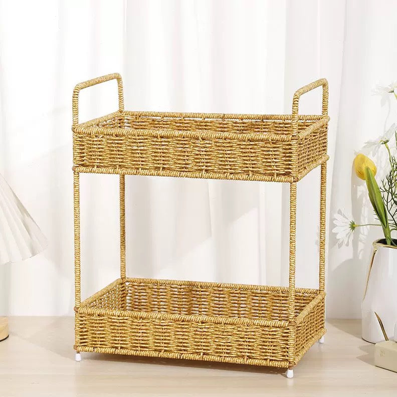 Multi-Tiered Wicker Storage Stand Stornfield