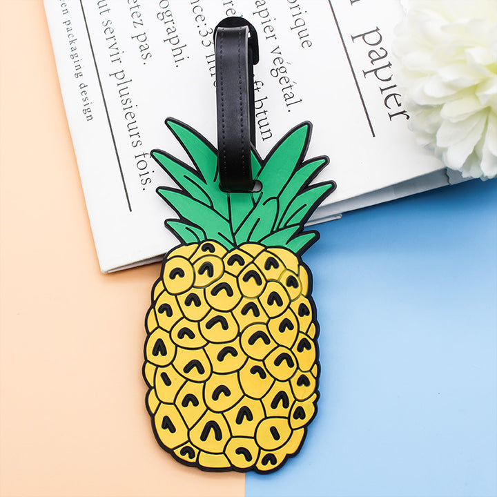 Unisex Luggage Tag in Chocolate Design Bowlift